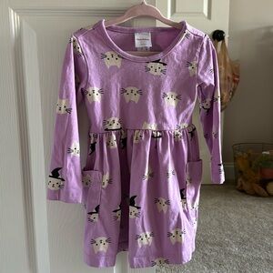 Hanna Anderson Halloween long sleeve playground dress with Pockets